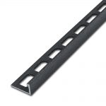 ALU Tegelprofiel structuur 11mm anthrazit metallic recht 250cm