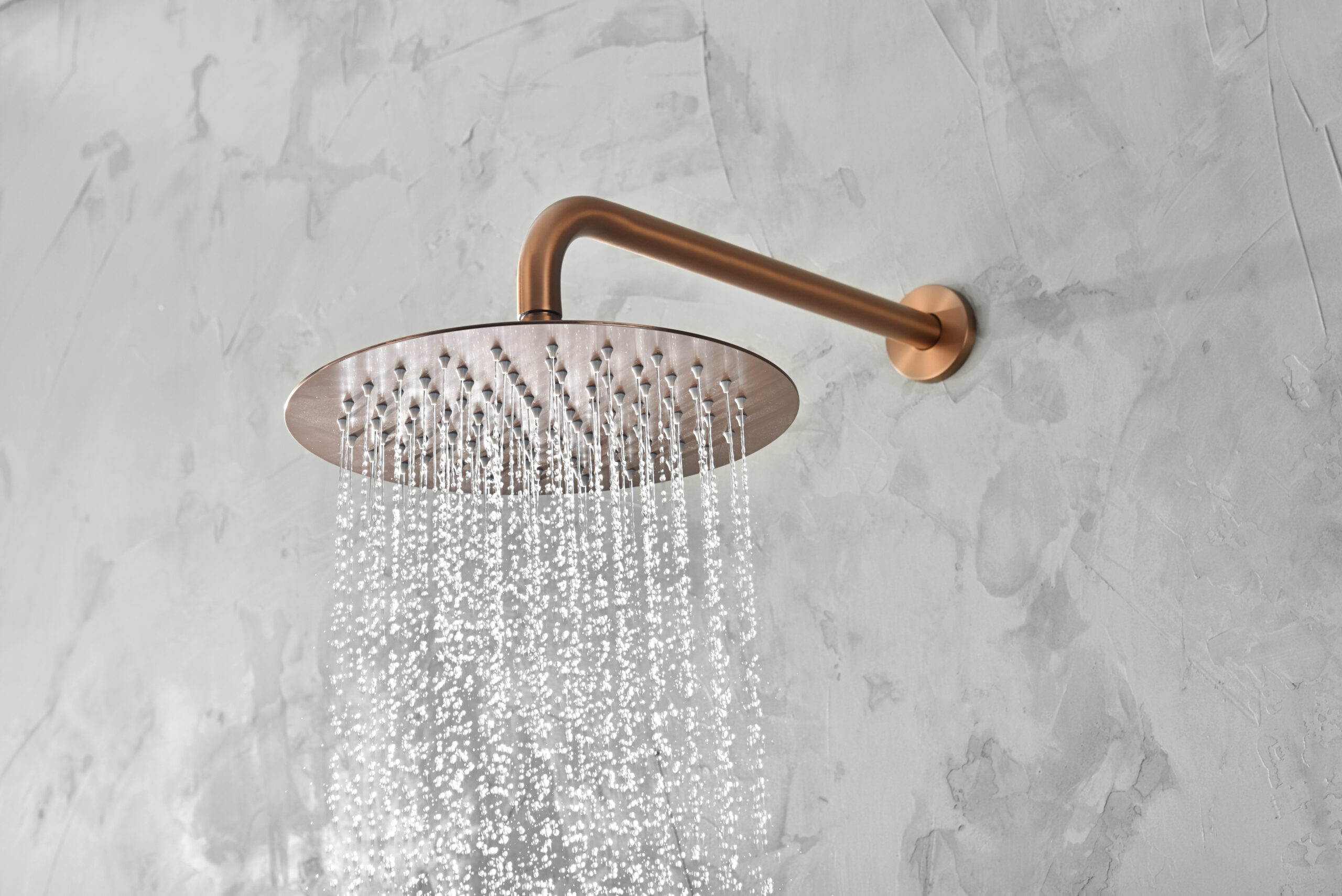 Conjunto de ducha monomando empotrado oro rosa cepillado serie Monza - Afbeelding 2
