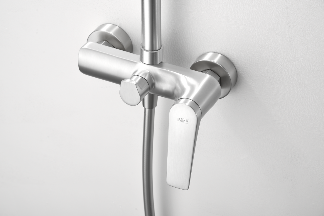 Barra de ducha monomando acero inox. S.316 serie Delos - Afbeelding 3
